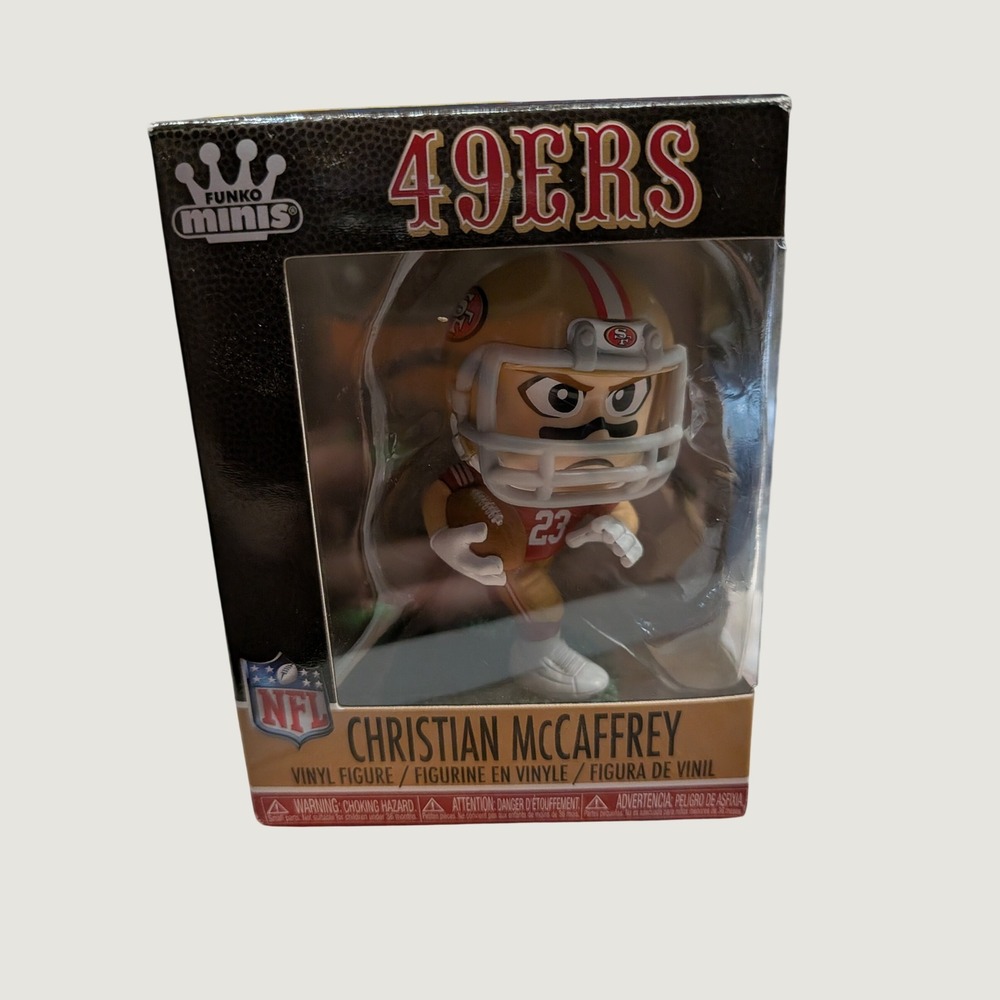 Funko Minis NFL San Francisco 49ers Christian McCaffrey Vinyl Figure 23 NEW